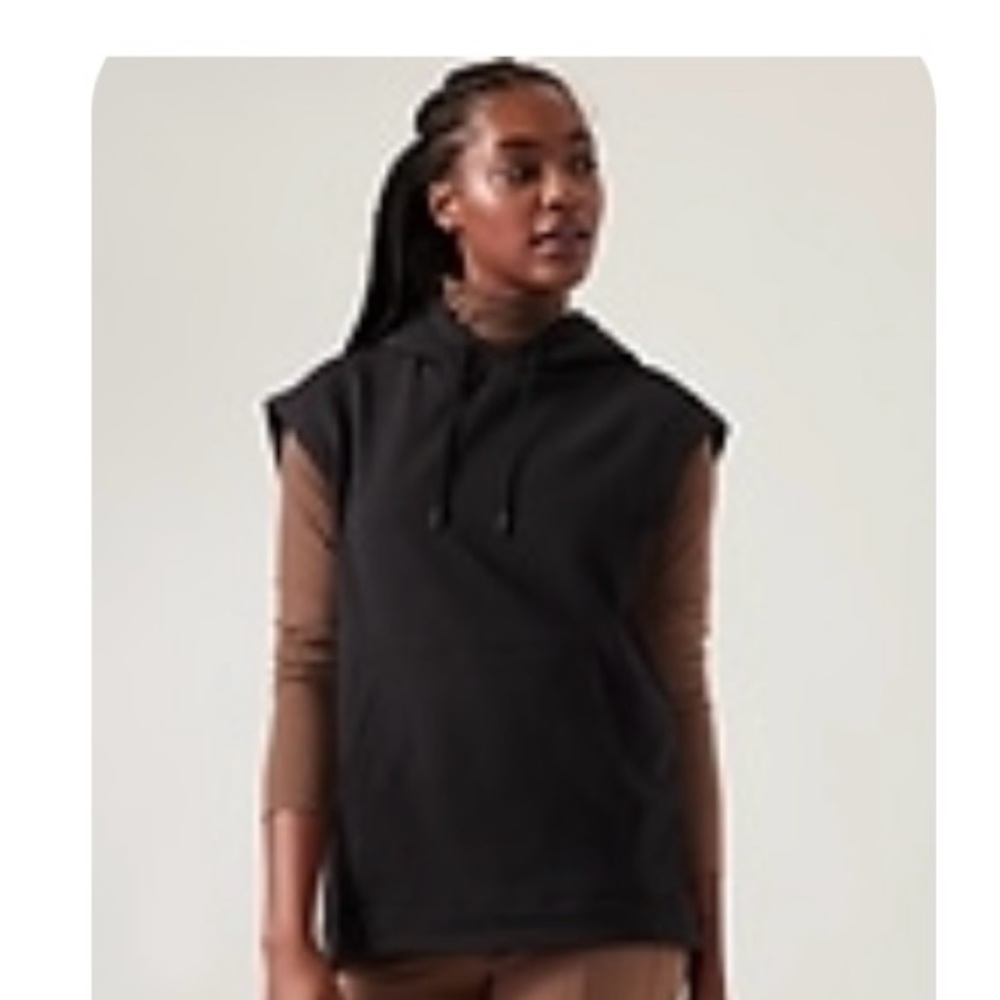 Athleta Retro plush cocoon hooded sweatshirt